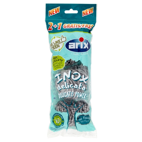 arix We Like Green Inox delicata 2+1 pz